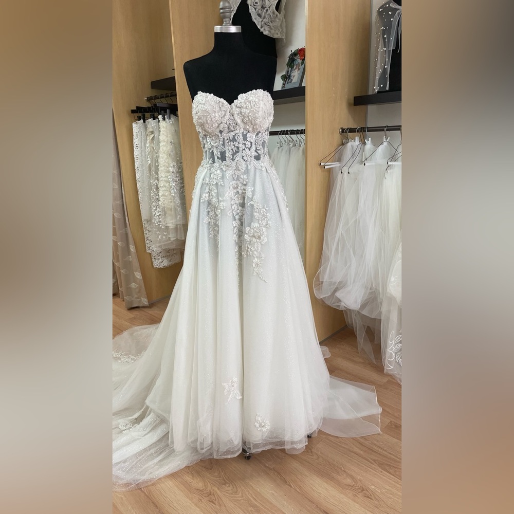 Galia Lahav - Gia Wedding Gown with Sparkle Layer w/ Veil